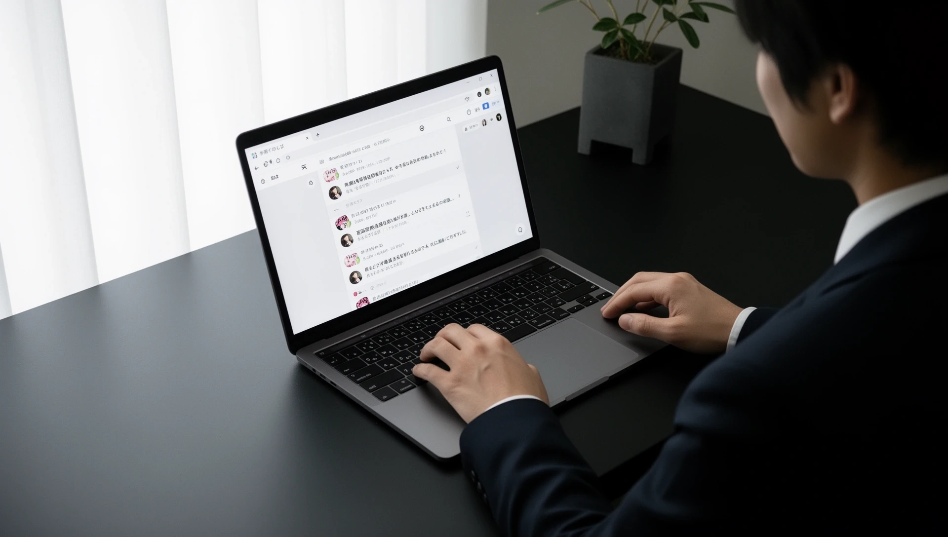 オンラインフォーラムで活発に議論するプロフェッショナル